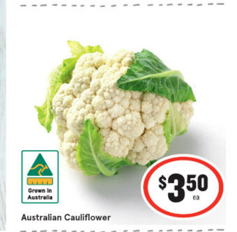 IGA Australian Cauliflower offer