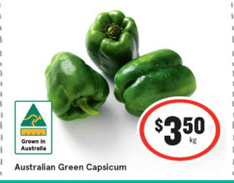 IGA Australian Green Capsicum offer