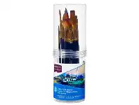 BIG W Derwent 6-Pack Academy Taklon Paint Brushes offer