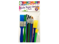 BIG W Kaleidoscope 12-Pack Bulk Paint Brushes offer