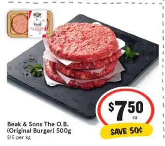 IGA Beak & Sons The O.B. 500g offer