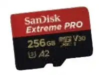 Teds Cameras Sandisk Extreme Pro 256GB Micro Card offer