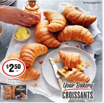 IGA Your Bakery Croissants 100g offer
