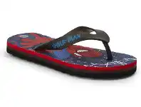 BIG W Spider-Man License Light Up Thong Sizes 8-1 - Black & Red offer