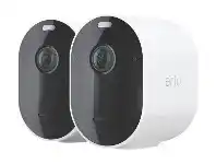 The Good Guys Arlo Pro4 2K Wire-Free Spotlight Camera - Twin Pack offer