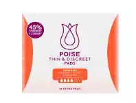 BIG W Poise Thin & Discreet Extra Pads 12 Pack offer
