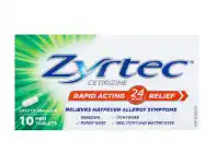 BIG W Zyrtec Hayfever Rapid Acting Mini Tablets 10 Pack offer