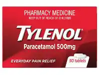 Direct Chemist Outlet Tylenol 500mg 50 Tablets offer