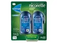 Direct Chemist Outlet Nicorette Cooldrops Icy mint Regular Strength 2mg 4x20 Lozenges offer
