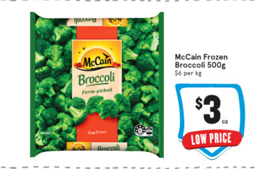 McCain Frozen Broccoli 500g offer at IGA