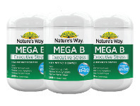 Direct Chemist Outlet Nature's Way Mega B Executive Stress 200 Tablets offer