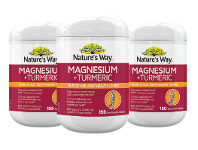 Direct Chemist Outlet Nature's Way Magnesium + Turmeric 150 Tablets offer