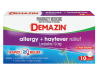Direct Chemist Outlet Demazin Allergy + Hayfever Relief 10 Tablets offer