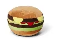 BIG W Tails Plush Burger Dog Toy offer