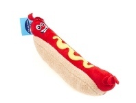 BIG W Tails Dog Toy Giant Hotdog Plush offer