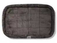 BIG W Perfect Pet Bolstered Faux Fur Mat Large offer