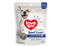 BIG W Love Em Beef Liver Dog Treats 200g offer