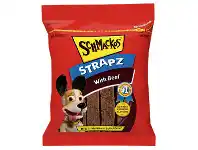 BIG W Schmackos Strapz Varieties 500g - Beef offer
