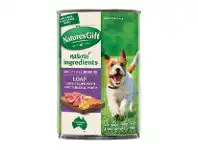 BIG W Nature’s Gift Dog Food Can Varieties 700g - Lamb, Pasta & Vegetable offer