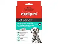 BIG W Exelpet Vet Series Monthly Flea, Intestinal & Heartworm Treatment for Dogs Over 25kg offer