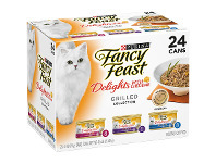 BIG W Fancy Feast Delights with Cheddar Grilled Collection 24 Pack offer
