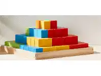 Kmart 64 Piece Wooden Blocks Pyramid offer
