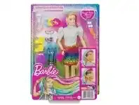 Kmart Barbie Leopard Rainbow Hair Doll offer