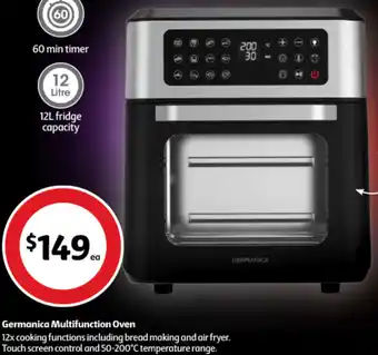 Coles Germanica Multifunction Oven offer