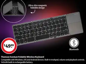 Coles Thomson Scenium Foldable Wireless Keyboard offer