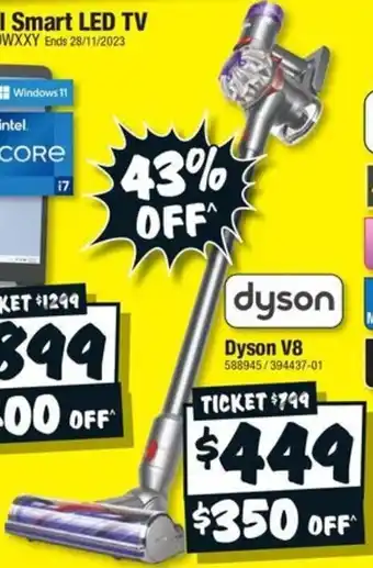 JB Hi-Fi Dyson V8 offer