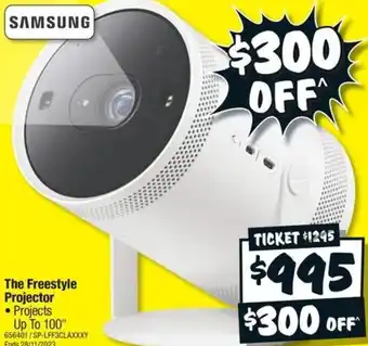 JB Hi-Fi The Freestyle Projector offer