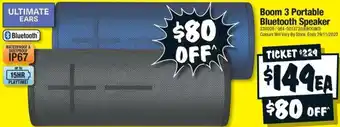 JB Hi-Fi Boom 3 Portable Bluetooth Speaker offer