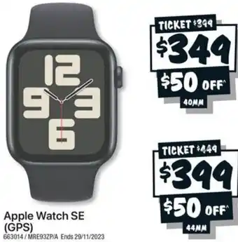 JB Hi-Fi Apple Watch SE (GPS) offer