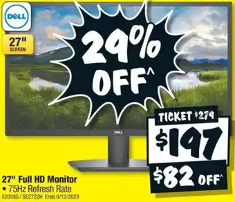 JB Hi-Fi 27" Full HD Monitor offer