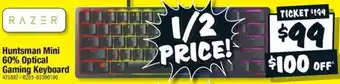 JB Hi-Fi Huntsman Mini 60% Optical Gaming Keyboard offer