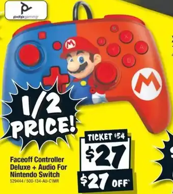 JB Hi-Fi Faceoff Controller Deluxe + Audio For Nintendo Switch offer