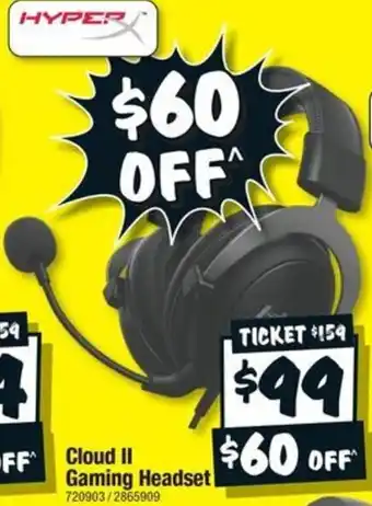 JB Hi-Fi Cloud II Gaming Headset offer