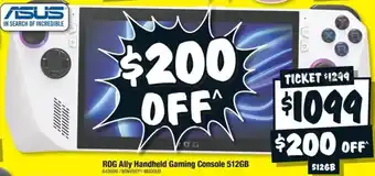 JB Hi-Fi ROG Ally Handheld Gaming Console 512GB offer