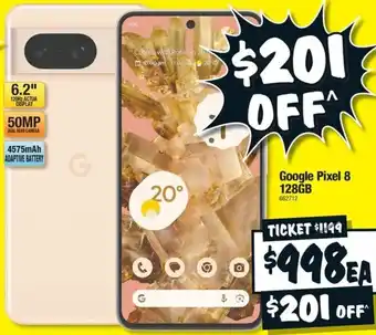 JB Hi-Fi Google Pixel 8 128GB offer