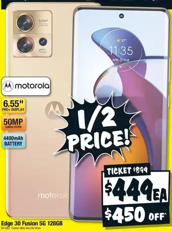 JB Hi-Fi Edge 30 Fusion 5G 128GB offer