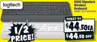 JB Hi-Fi K650 Signature Wireless Keyboard offer
