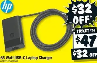 JB Hi-Fi 65 Watt USB-C Laptop Charger offer