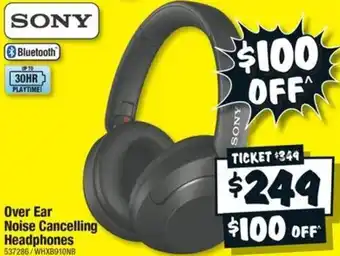 JB Hi-Fi Over Ear Noise Cancelling Headphones offer