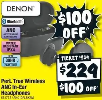 JB Hi-Fi PerL True Wireless ANC In-Ear Headphones offer