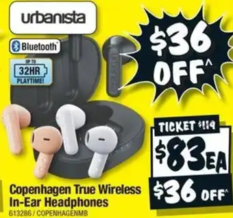 JB Hi-Fi Copenhagen True Wireless In-Ear Headphone offer