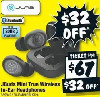 JB Hi-Fi JBuds Mini True Wireless In-Ear Headphones offer