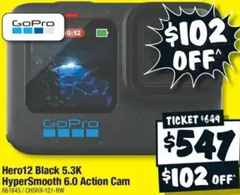 JB Hi-Fi Hero12 Black 5.3K HyperSmooth 6.0 Action Cam offer