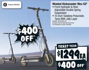 Ninebot Kickscooter Max G2