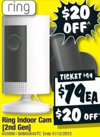 JB Hi-Fi Ring Indoor Cam [2nd Gen] offer