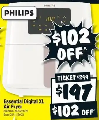 JB Hi-Fi Essential Digital XL Air Fryer offer